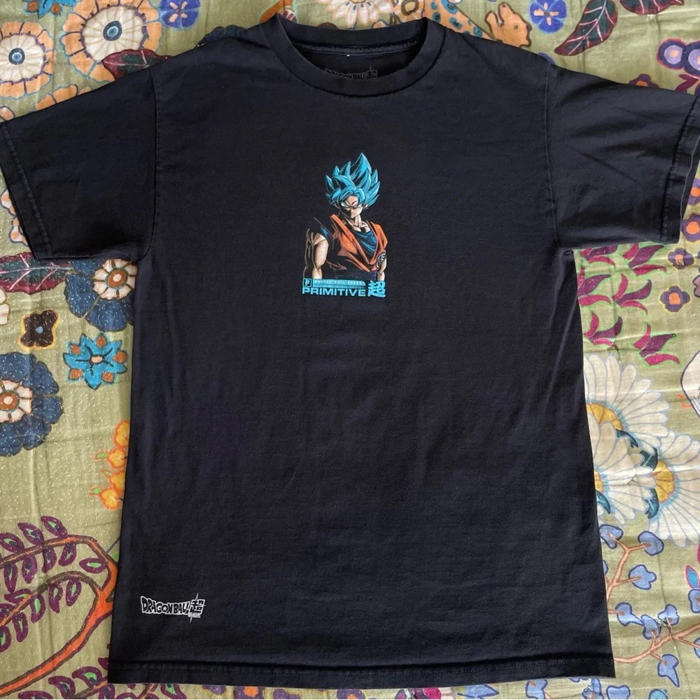 Primitive x Dragon Ball Z Shadow Goku T-Shirt Black MEDIUM - Picture 1 of 7